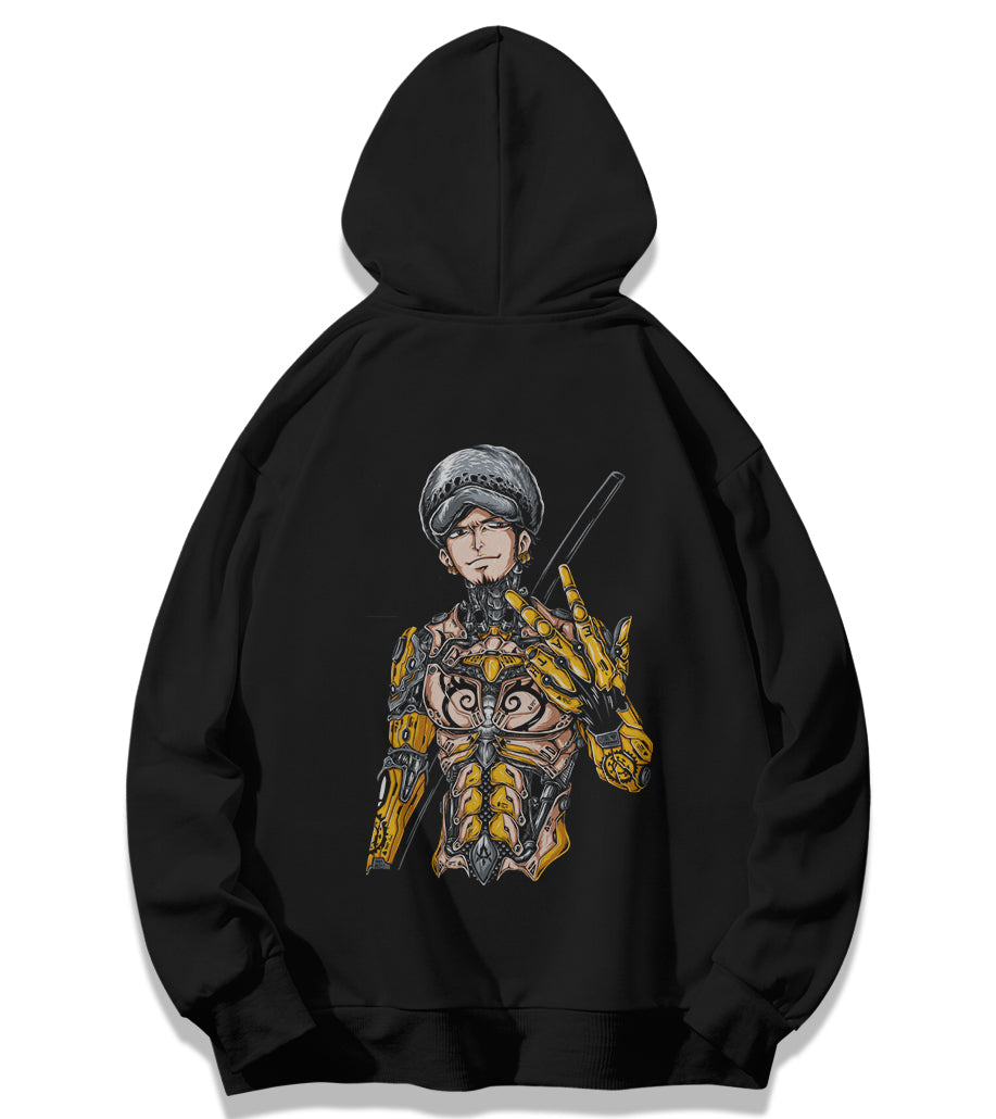 One Piece Trafalgar D. Water Law Mecha Oversized Hoodie